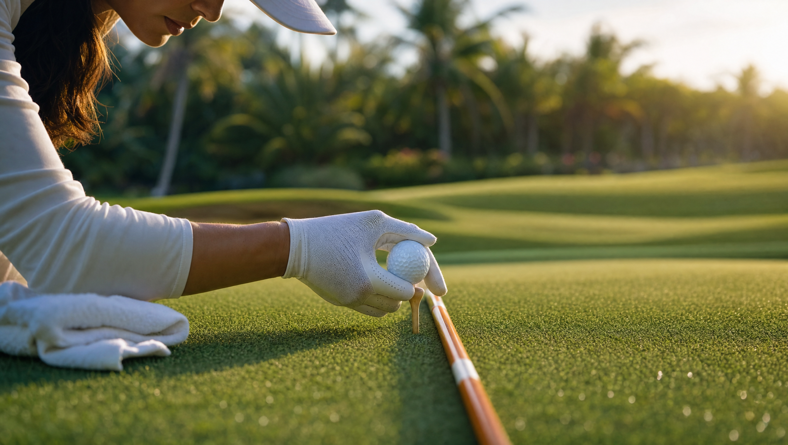 IOSA Golf alignment close up